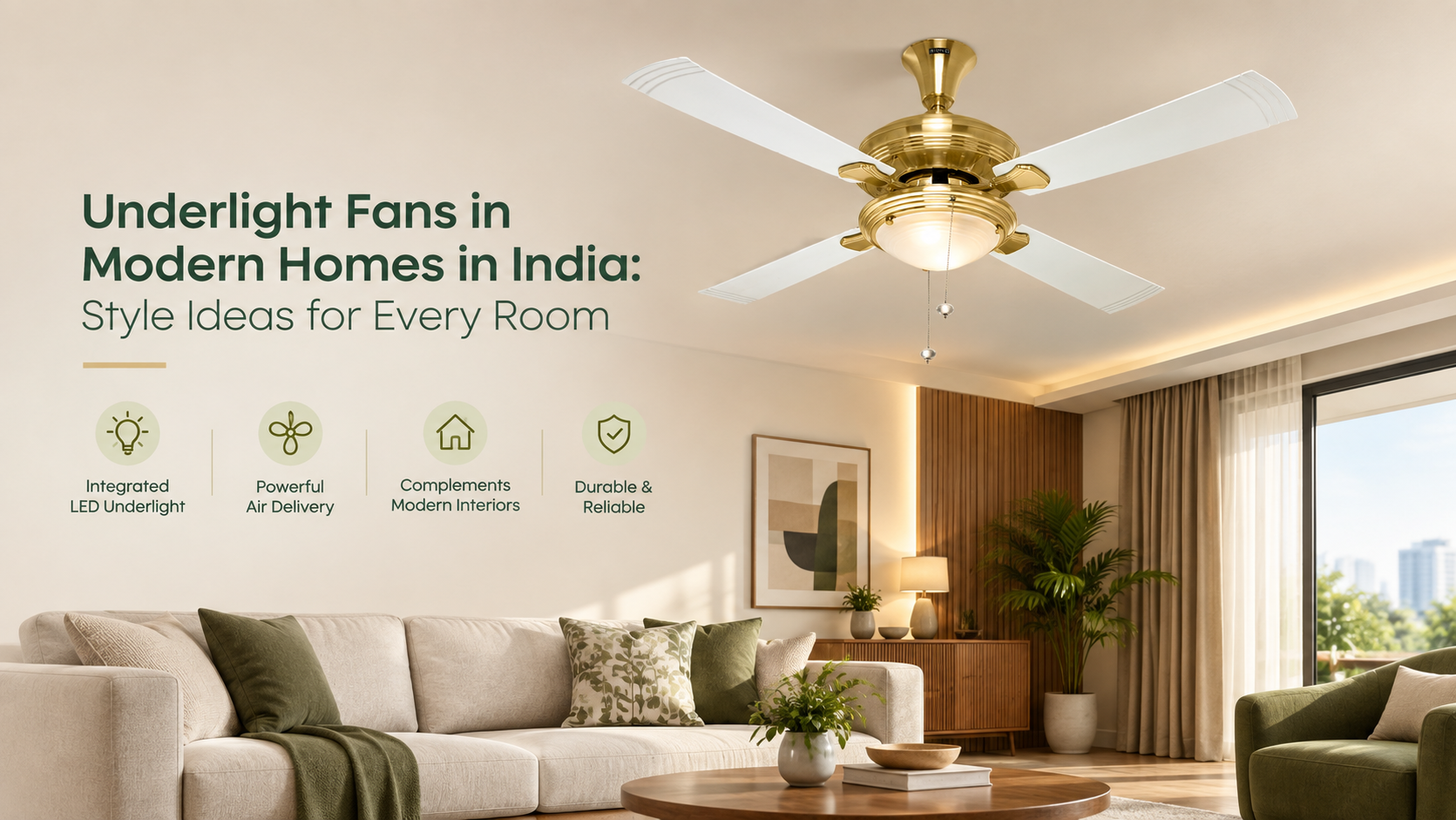 Underlight Fans for Modern Homes