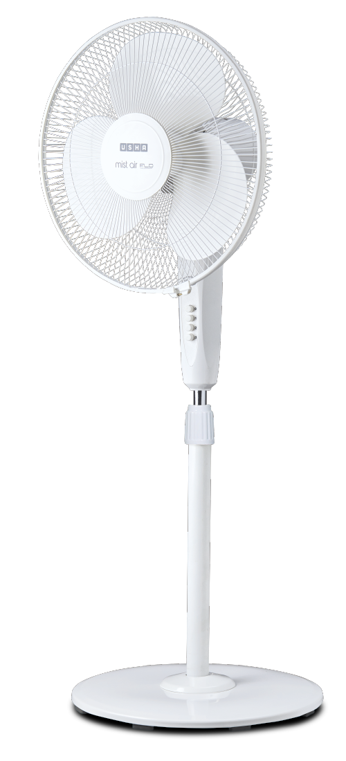 Usha Mist Air Flo 400 mm White Pedestal Fan