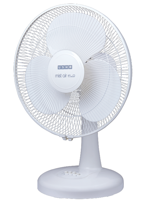 Usha MIST AIR FLO Table Fan 400MM WHITE ISI