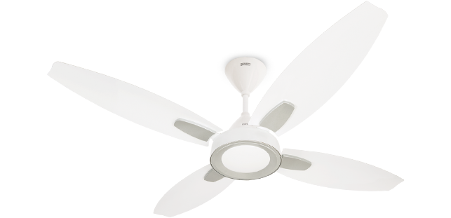 USHA Heleous 1220mm Premium BLDC Ceiling Fan with Rust Free ABS Blades and  RF Remote (White) - YouTube